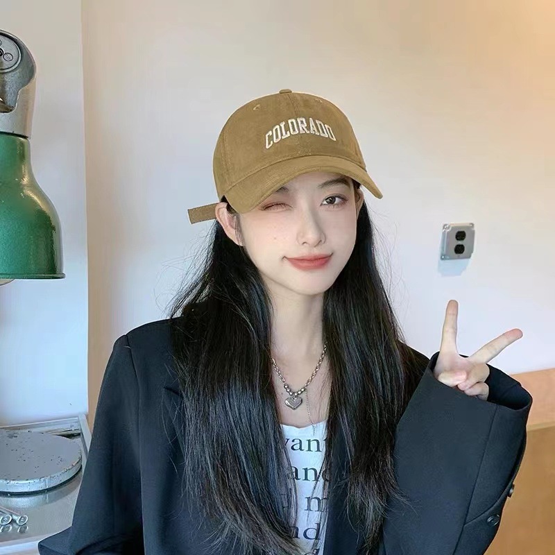 Colorado Topi Baseball adjustable Motif Bordir Tulisan Gaya vintage Untuk Pria / Wanita