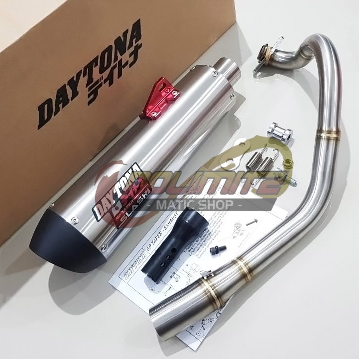 Knalpot Daytona Racing Slash GP Taper FREE DB Killer Honda ADV 150