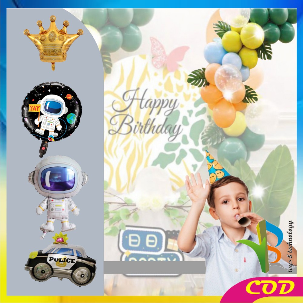 RB-C396 Set Paket Balon Dekorasi Ulang Tahun Anak / Birthday Party Decoration / Paket Dekorasi Hiasan Balon Ulang Tahun Happy Birthday Perlengkapan Pesta Dekorasi