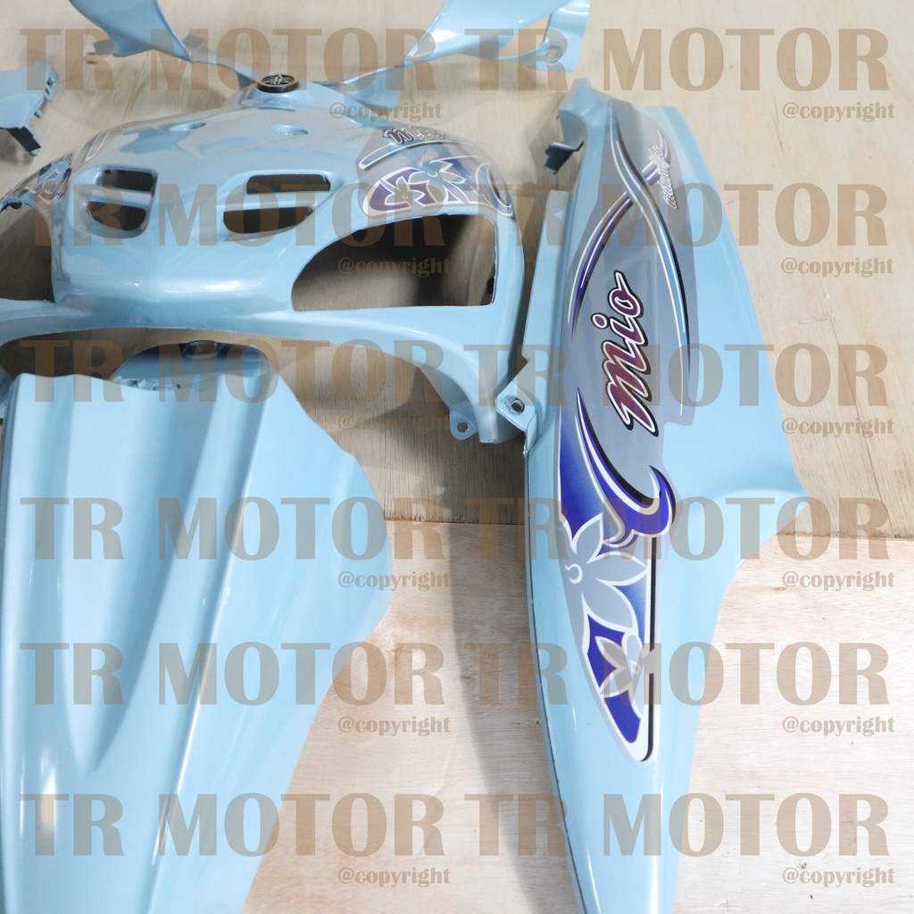 Body Mio Sporty Full Set 2004 Biru Telur Asin Body Halus Mio Sporty Mio Lama