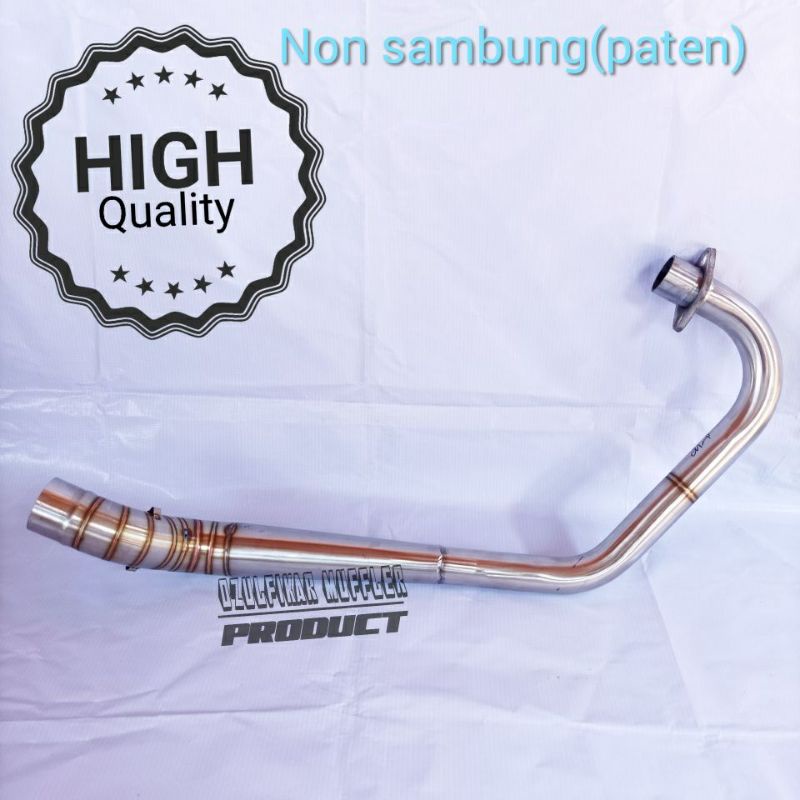 Leher atau Pipa knalpot Racing Non sambungan (PATEN) PNP CB CLASIC D50MM