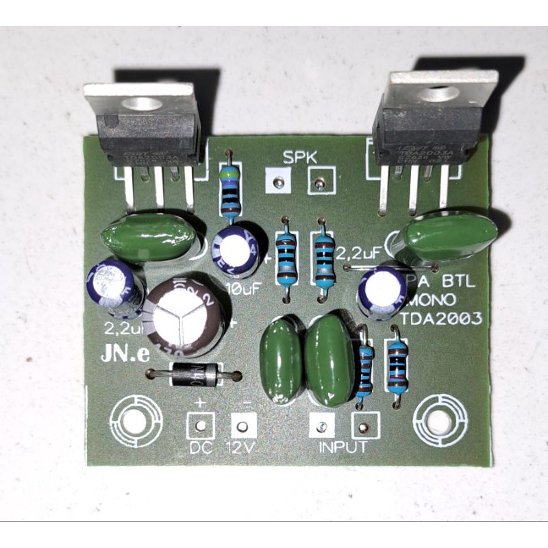 TDA2003  Kit Power Ampli BTL Mono Tda2003 DC12V