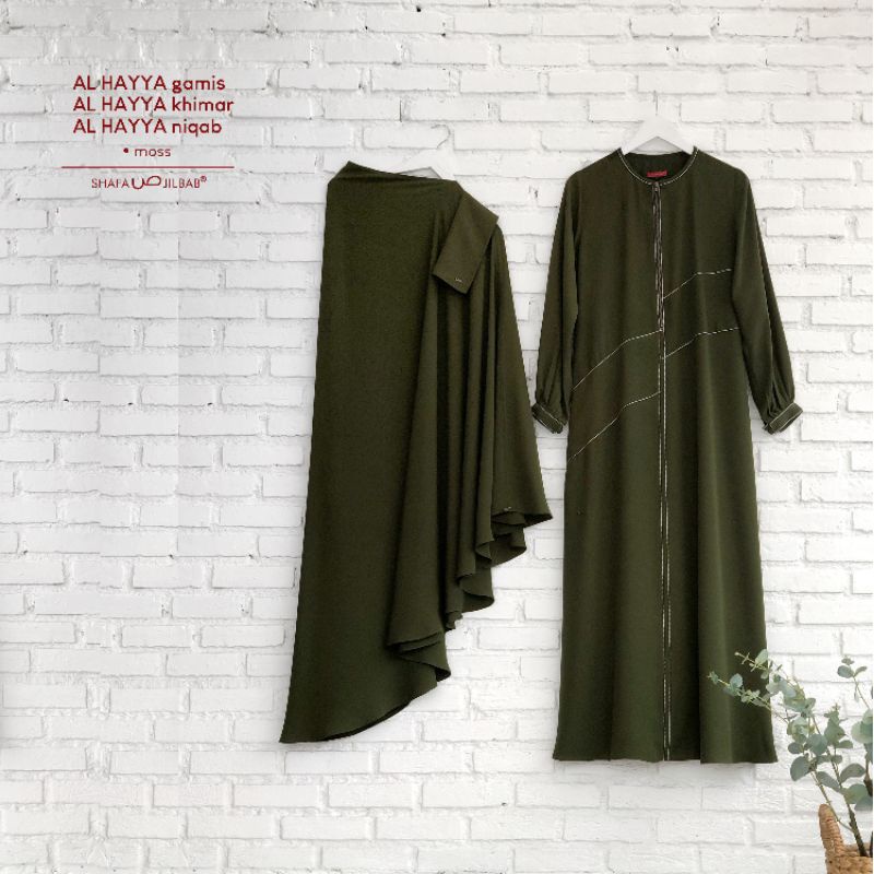 Al Hayya Series (MOSS) Shafa Jilbab