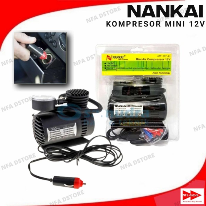 Kompresor Mini NANKAI Motor Mobil