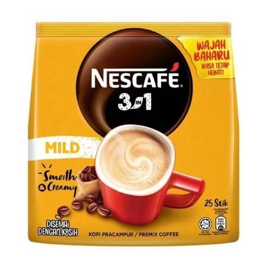 

Nescafe Blend & Brew Mild Lebih Berkrim / Creamy Premix Coffee 3 in 1