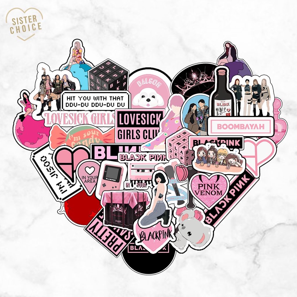 

Sticker Blackpink KPOP Blink Lisa Jennie Jisoo Rose Aesthetic Tumblr | Sticker Estetik Jurnal Scrapbook Tumbler HP Laptop DIY