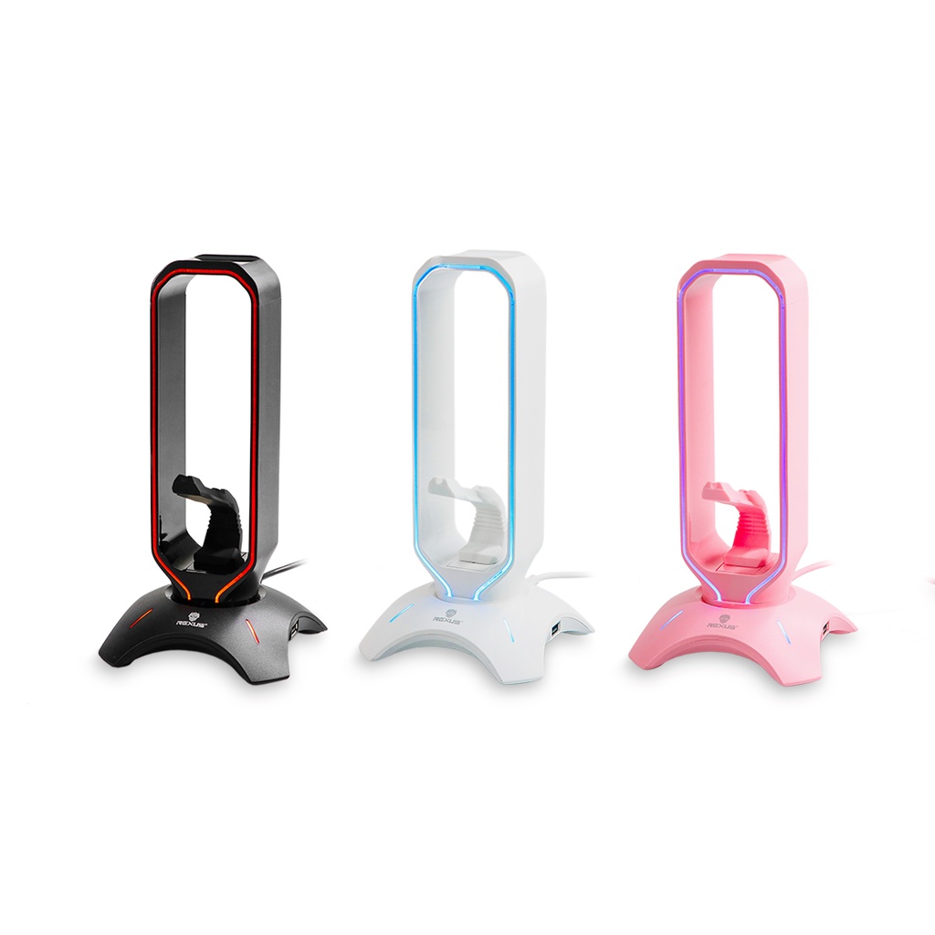 Headset Stand Rexus Bungee J3 RGB with USB Hub - Rexus Headset Stand