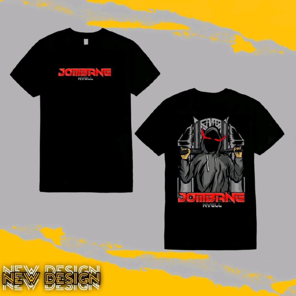 KAOS JOMBANG NYELL DESAIN TERBAIK MURAH KUALITAS BAHAN PREMIUM COTTON COMBED BISA COD MURAH DESAIN B