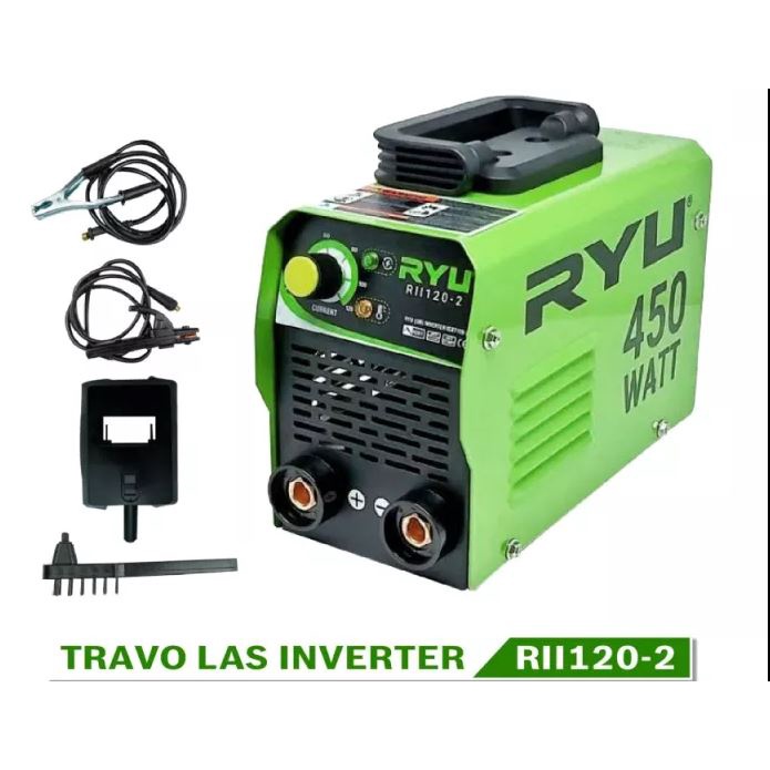 Ryu Mesin Las Listrik 450 Watt Inverter IGBT 120A/ Mesin Las 450 Watt Full Set Lengkap