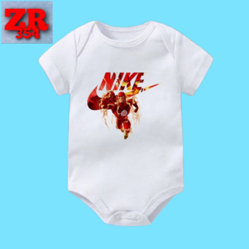 JUMPER BAYI NIKE IRON MAN KAOS BAJU BAYI USIA 0 - 12 BULAN SAMPAI 1 TAHUN BABY KIDS NEWBORN UMUR 1 2