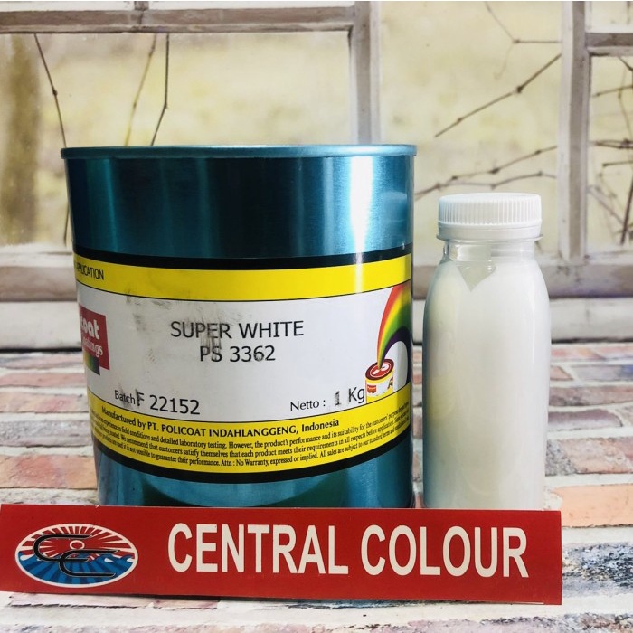 

TINTA SABLON POLICOAT SUPER WHITE PS 3362 BASIS MINYAK - 1KG