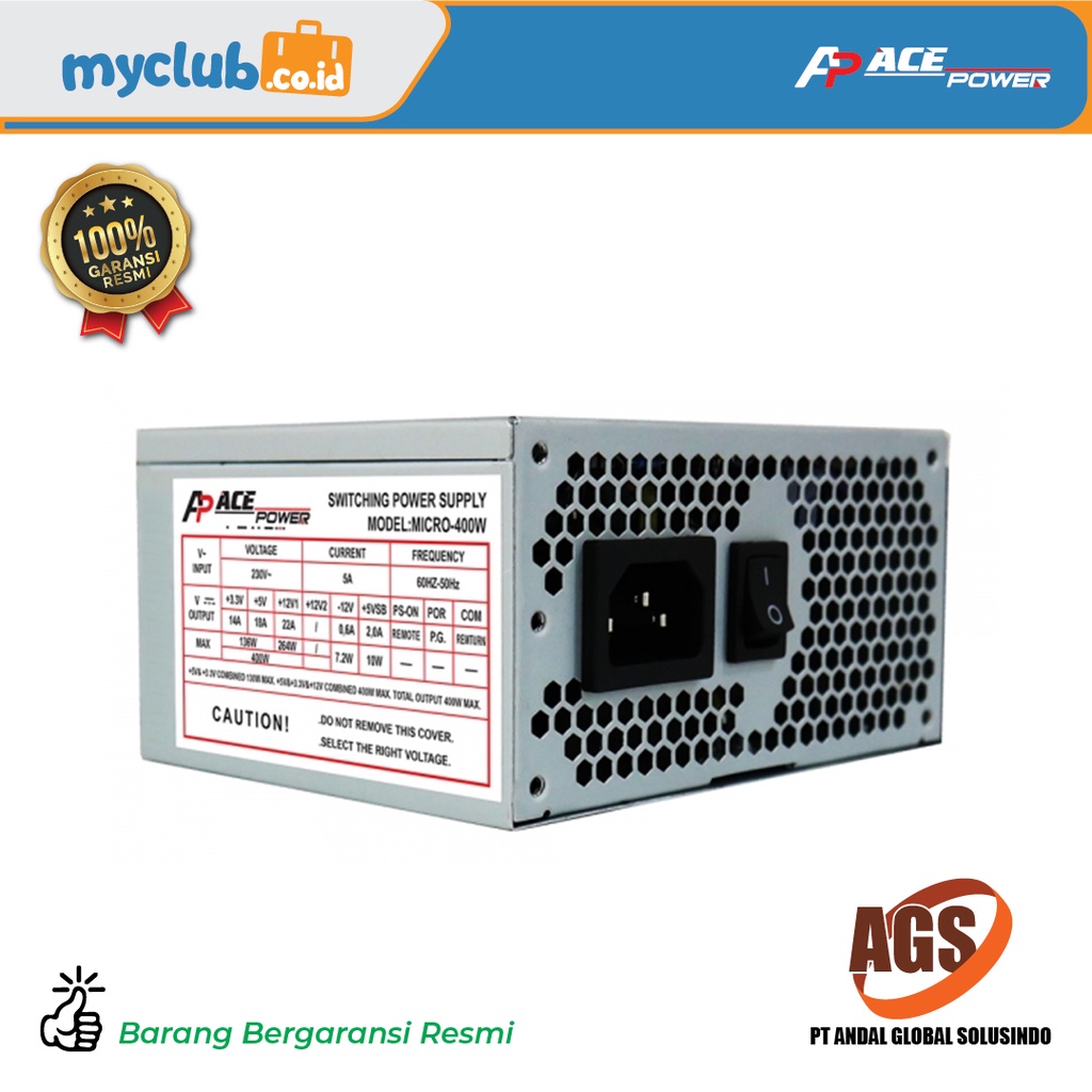 Ace Power Power Supply SFX 400W