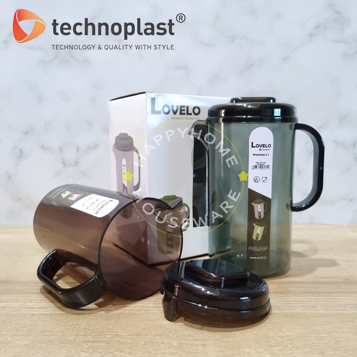 TECHNOPLAST Lovelo New Water Jug | Eskan Air | Teko Air Serbaguna 2Ltr