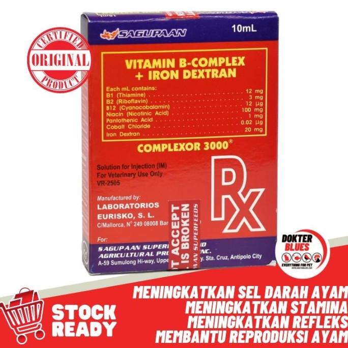 TERBAIK Doping Ayam COMPLEXOR 3000 Obat Vitamin Multivitamin Ayam Pisau Taji |