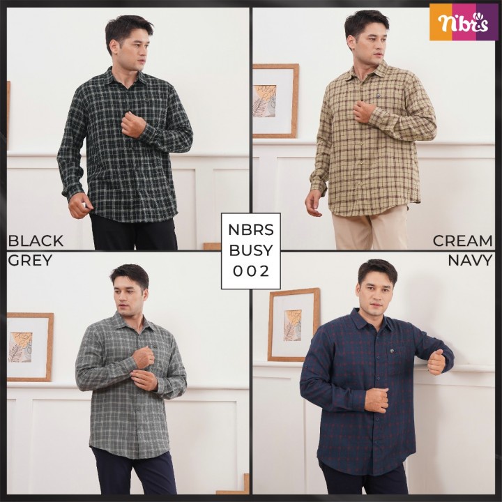 Kemeja Flanel Nibras BUSY 002 Terbaru 2023