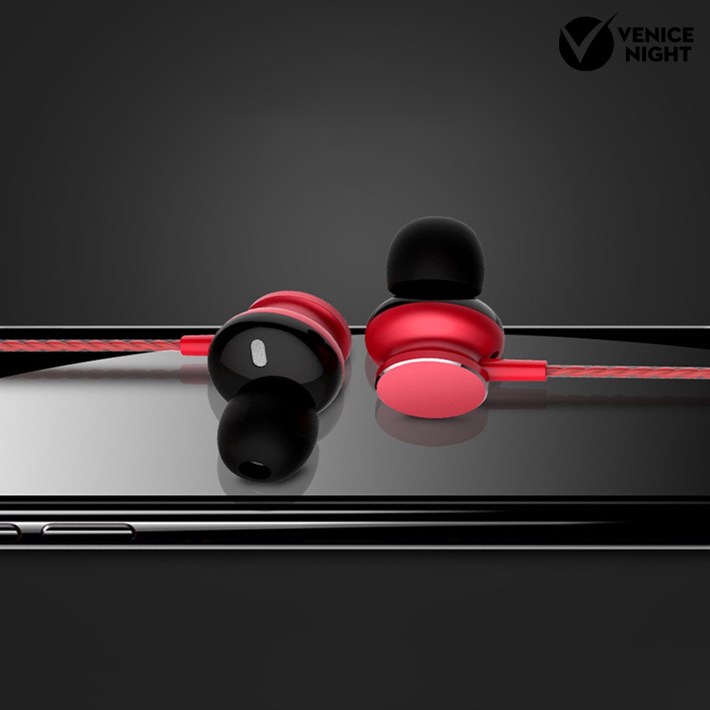 (VNEP) (Berkabel) Universal Heavy Bass In-ear Earphone Noise Reduction Earbud dengan Mic