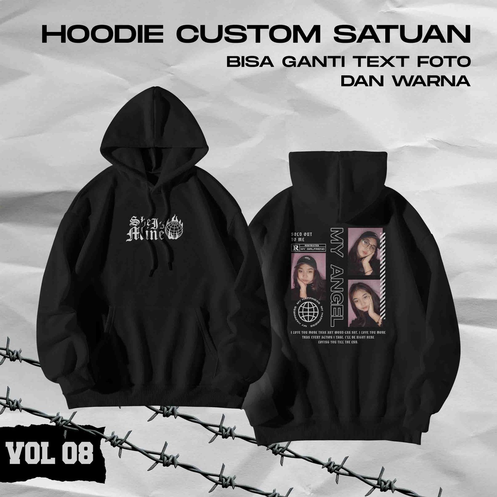 Hodie Sablon / Custom Hoodie / Jaket Custom Desain Sendiri / Jaket Custom Sablon Satuan / Jaket Sabl