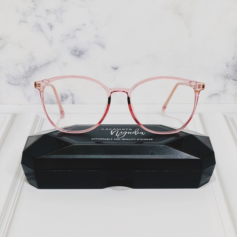 Nyndia - Kacamata Kotak Unik 8175