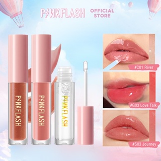 Image of PINKFLASH OhMyGloss Moisturizing Shine and Shimmer Plumping Lip Gloss Lip Care Glasir Bibir