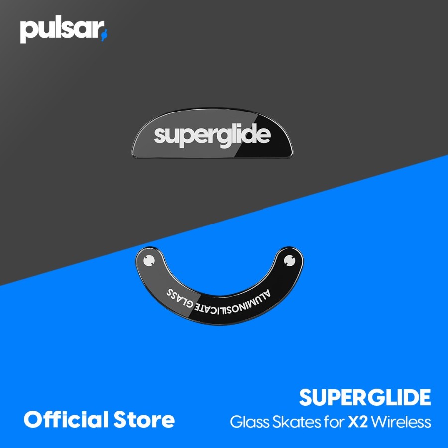 Pulsar Superglide Glass Skates for X2 / X2 Mini Wireless Gaming Mouse