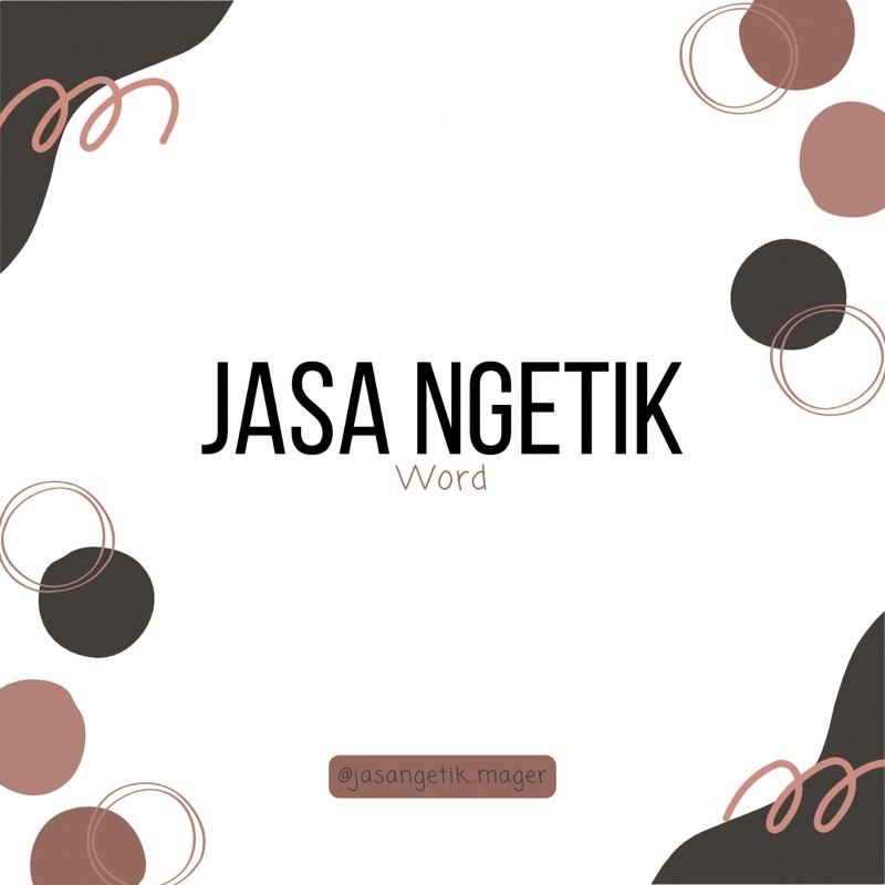 

Jasa ngetik word