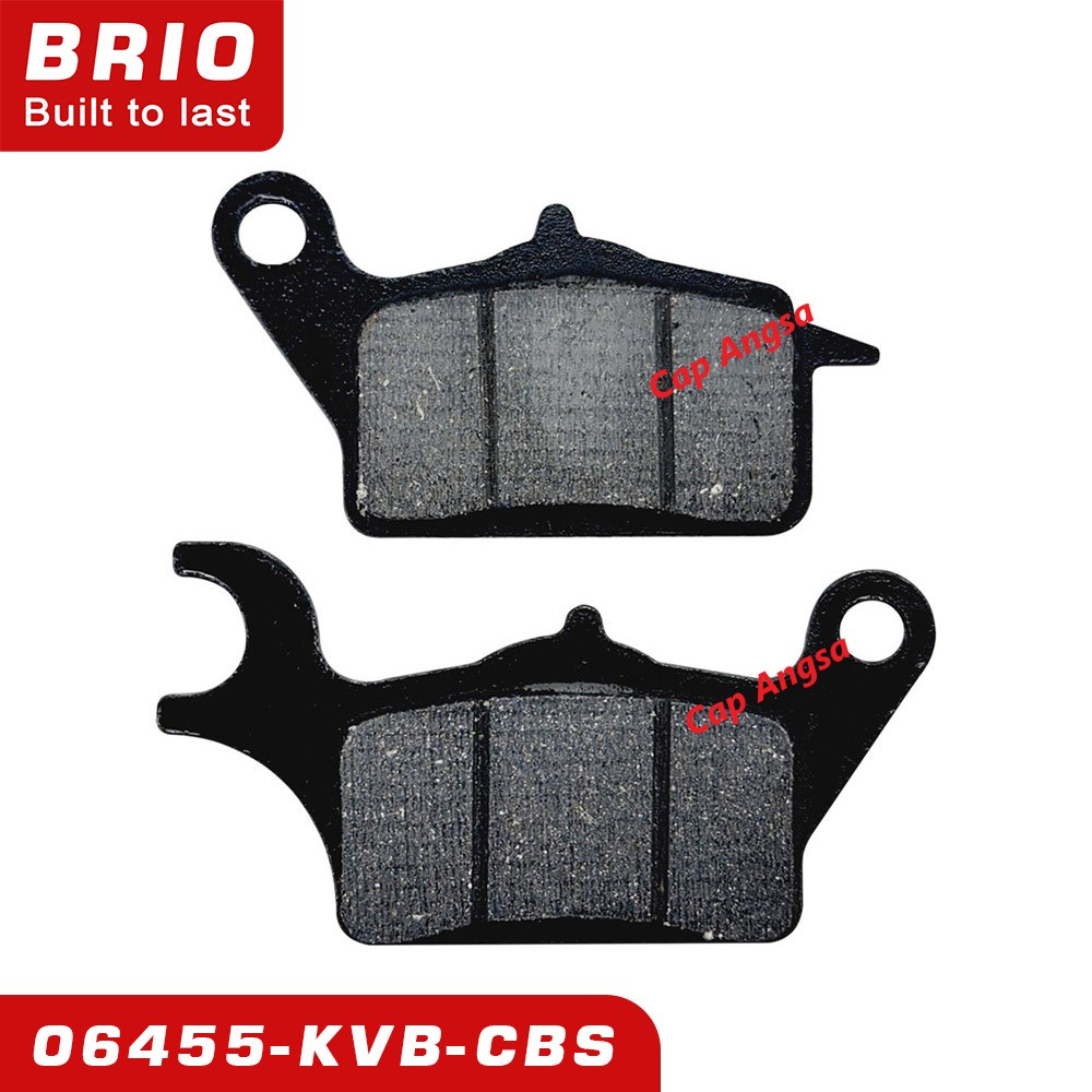 BRIO FRONT BRAKE PAD KAMPAS REM DEPAN DISC DISPED REM 20PC 1 BOX VARIO SPACY SCOOPY DISPAD 06455 KVB