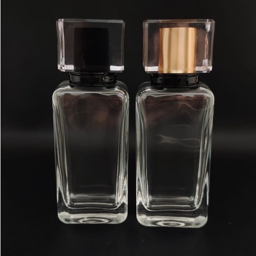 Botol parfum V32640 50ml easypump+Ring+Tutup Crystal DOFT Lusinan