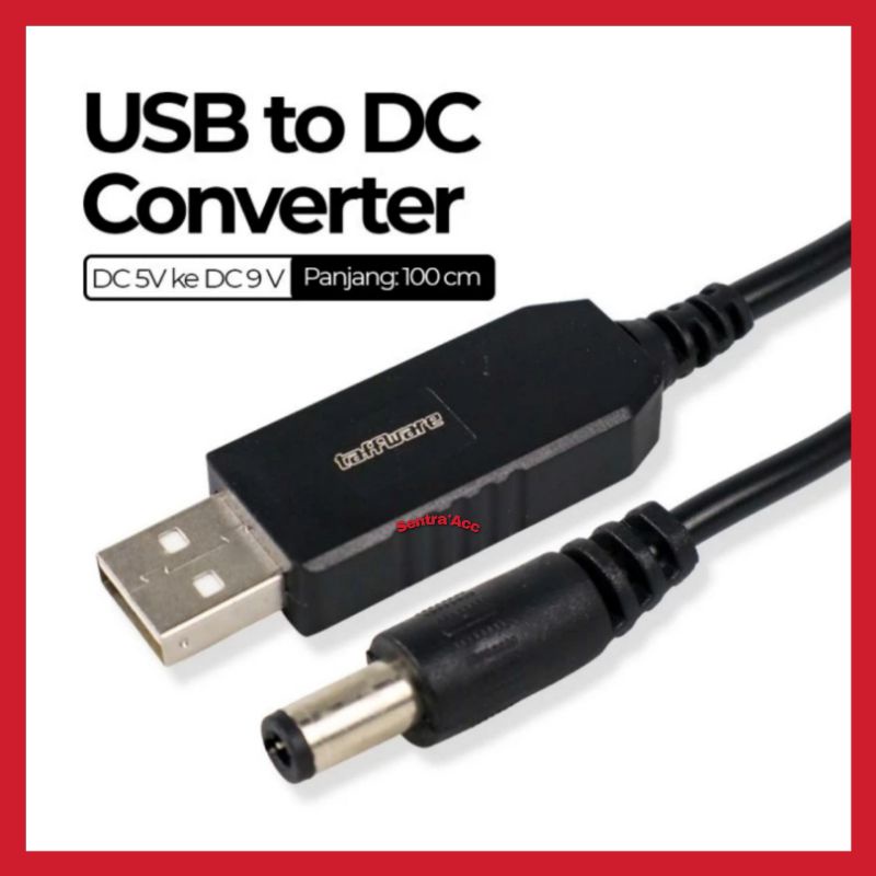 Kabel Usb Power Router Kabel Dc 5V To Dc 9V Usb To Dc Jack