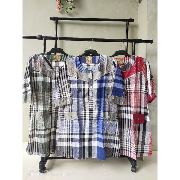 ATASAN KEMEJA KATUN KOTAK by BWI 188