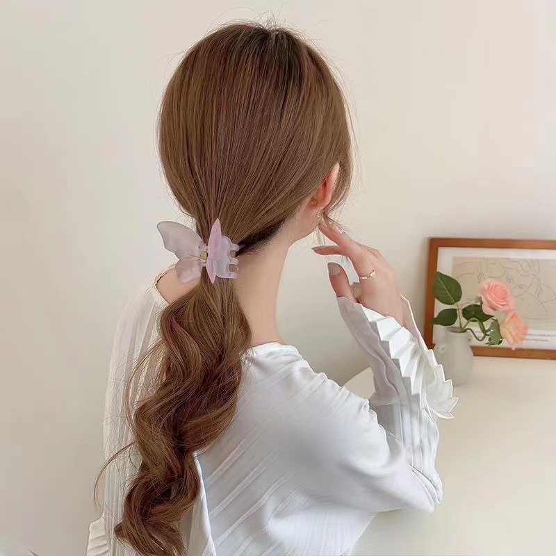 3SP | ART96 Jepit Rambut Wanita Model Kupu Kupu Fashion Korea Butterfly Hairclaw Jepit Salon