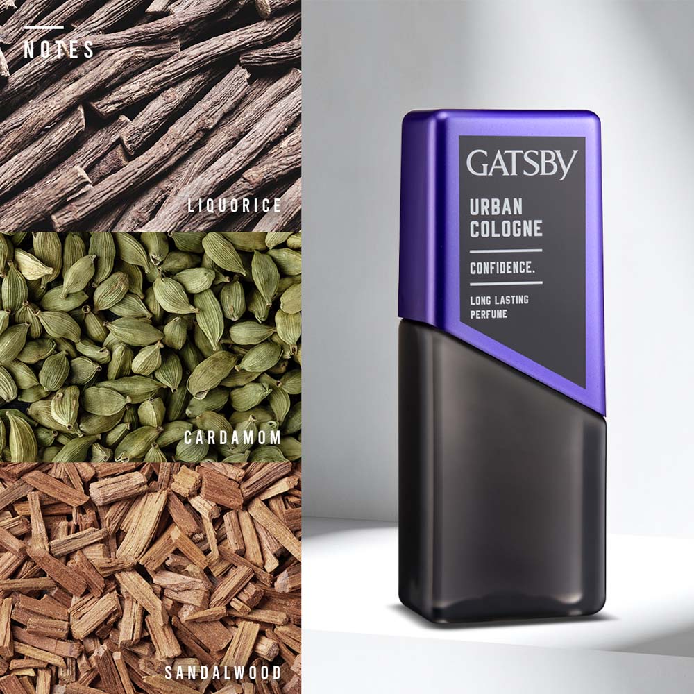Ningrum - Gatsby Urban Cologne Energy Intention Ardent Dignity Infinity Confindence SERIES | Parfume Cowok Gatsby Urban 100% Original - 9001