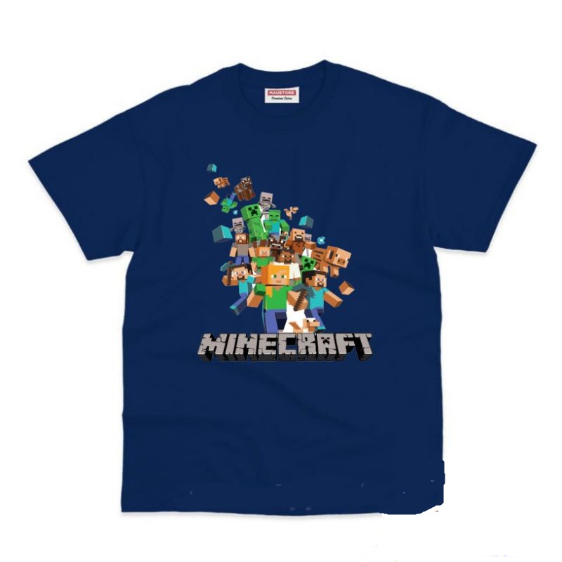 BAJU ANAK KAOS ANAK MINECRAFT