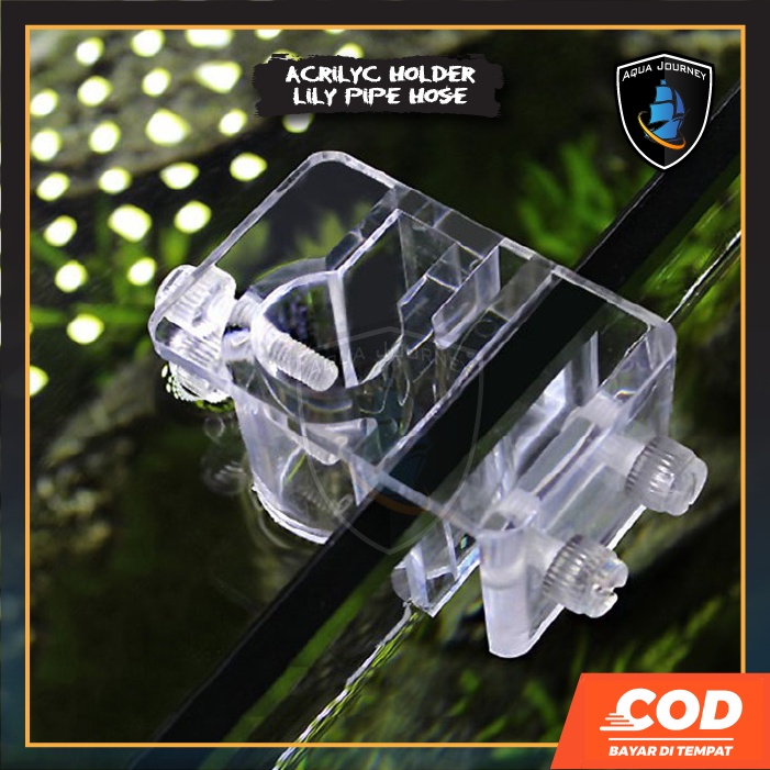 Lily pipe holder / Acrilic bracket inflow outflow 5-20mm