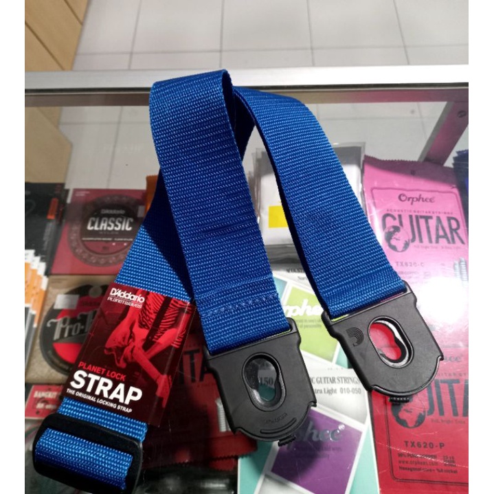 STRAP GITAR LOCK D ADDARIO STRAP GITAR ELEKTRIK PLANET WAVES ORIGINAL