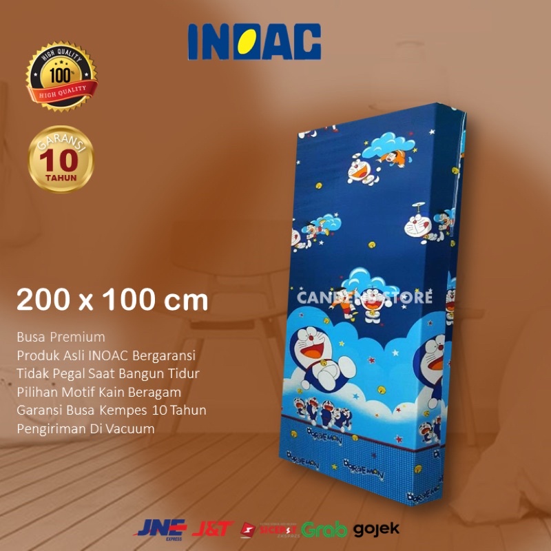 Kasur busa INOAC ukuran 200x100x10cm KASUR BUSA ORIGINAL EMPUK DAN NYAMAN KASUR SINGLE BED ANAK DAN 