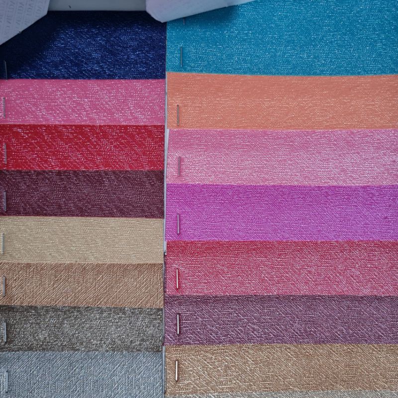 ddr [10YARD PER WARNA] Kulit Sintetis / Botega - Prada Teiga Hujan Metalik