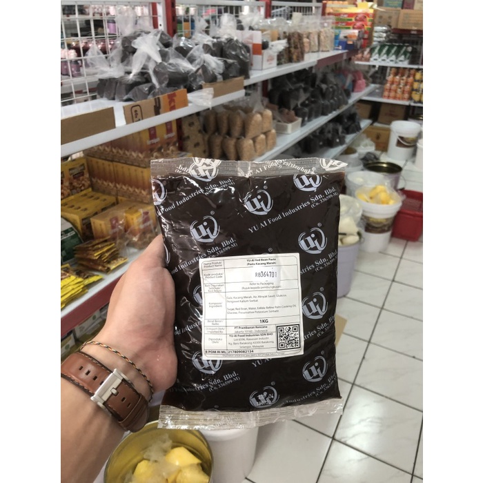 

YU AI KACANG MERAH 1 KG RED BEAN PASTE ISIAN ROTI FILLING BREAD