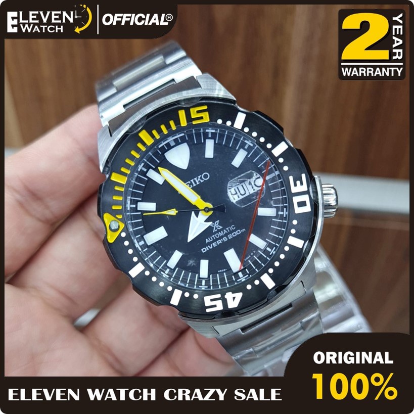 [Promo] Jam Tangan Pria Seiko SRP639K1 Prospex Automatic Divers Shrouded Monster Baby Tuna Original 
