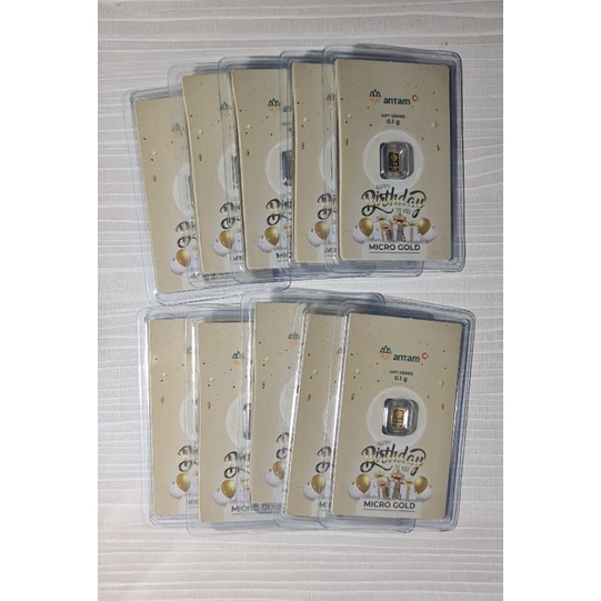 LM Micro Gold Series Happy Birthday 0.1gr