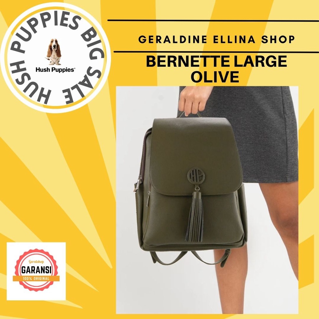 Tas ransel backpack wanita Hush Puppies original sale seri BERNETTE
