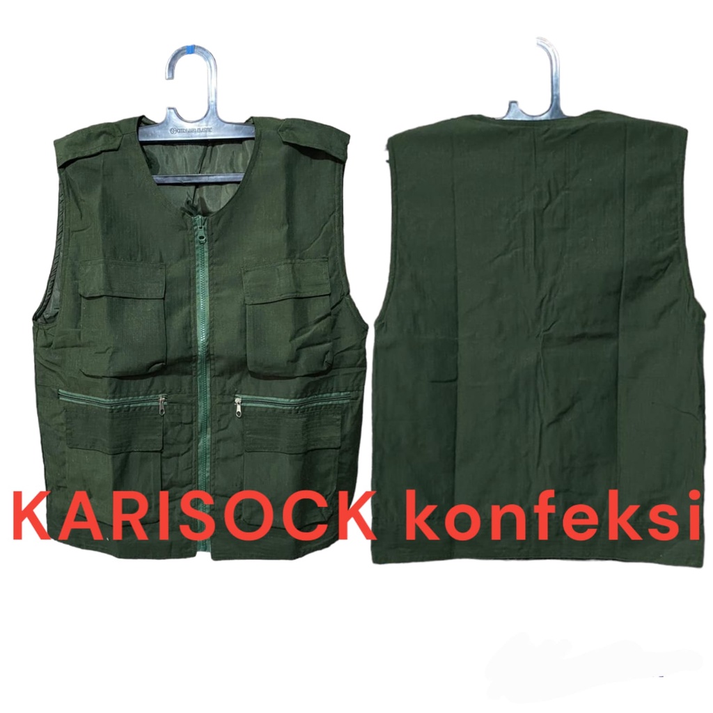 VEST ROMPI PRIA WANITA BANYAK SAKU / ROMPI LAPANGAN TACTICAL