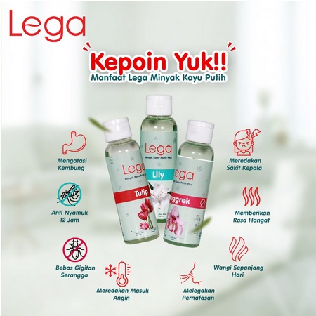 Lega Minyak Kayu Putih Plus 60Ml