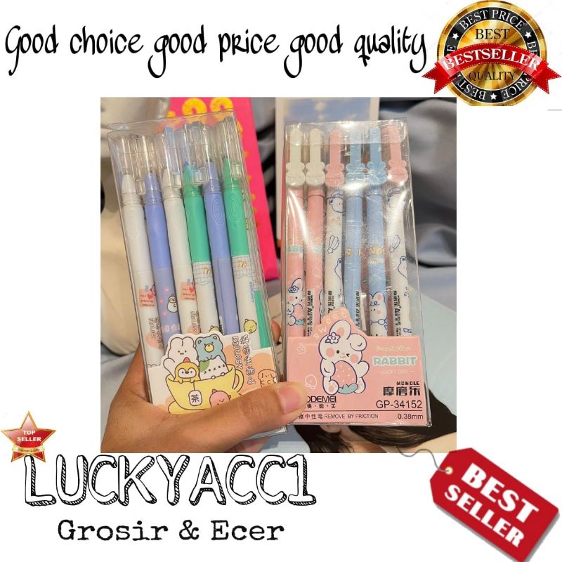

LC - 12 pcs pulpen gel hapus odemei / pen gel bisa di hapus erasable pen / pen hapus lucu fancy pulpen bisa di hapus