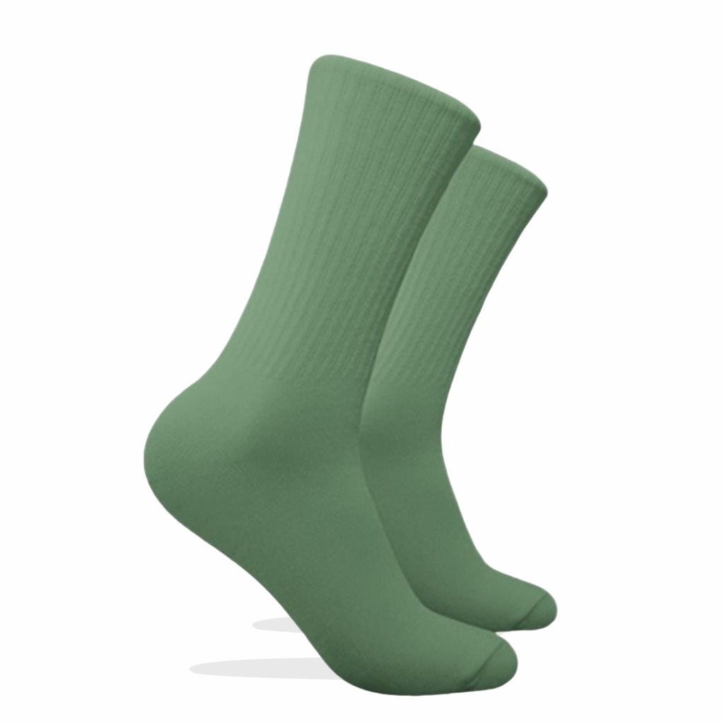 Kaos Kaki Polos Panjang Hijau Sage