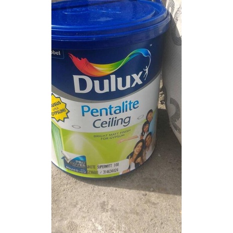 Cat Dulux Pentalite Ceiling Putih (5 Kg)