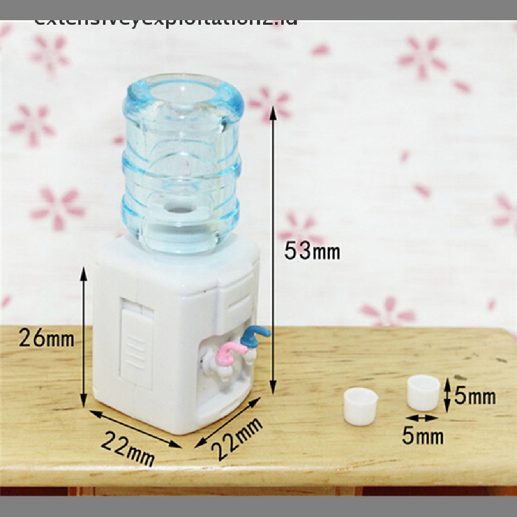 1pc Miniatur Dispenser Air Minum Skala 1: 6 1: 12 Untuk Rumah Boneka