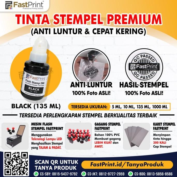 

Tinta Stempel Flash Fast Print Warna Ungu (Purple Ink) 135ml