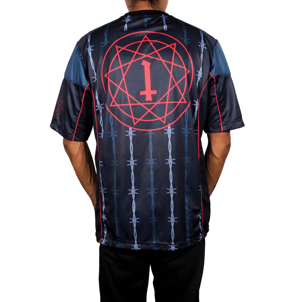 Heretic - NFL Jersey Shirt - Red Pentagram