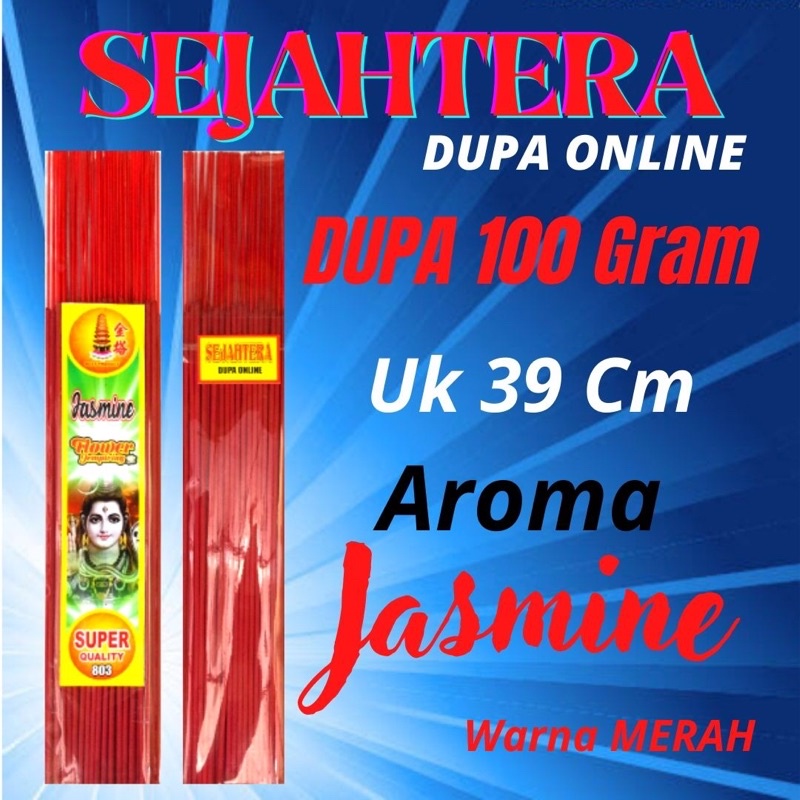 Dupa Hio Harum Sejahtera “JASMINE” 100Gram Pouch