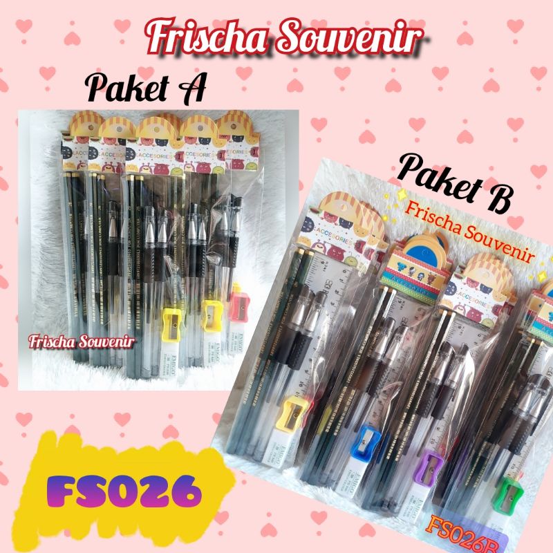 

Grosir Hemat FS026 / Bingkisan Ulang Tahun / Souvenir Ultah / Stationary Set / Alat Tulis Set /Hadiah